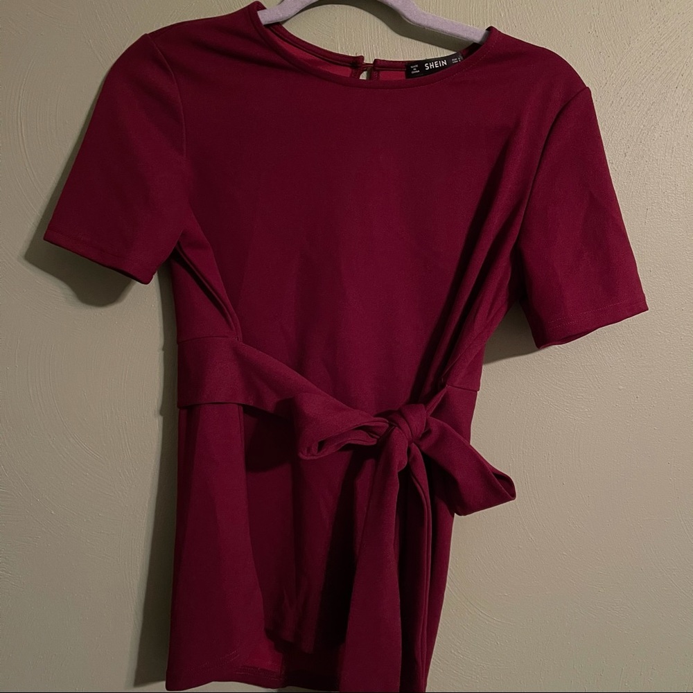 Burgundy work top